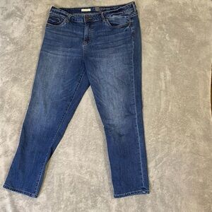 Kut From The Kloth Women’s Katy Ankle Straight Leg High Rise Size 14